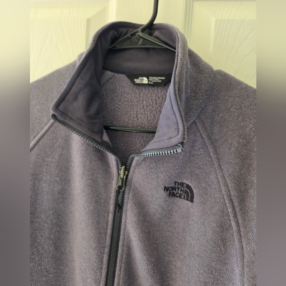 The North Face Gray Performance Jacket Full-Zip Fleece